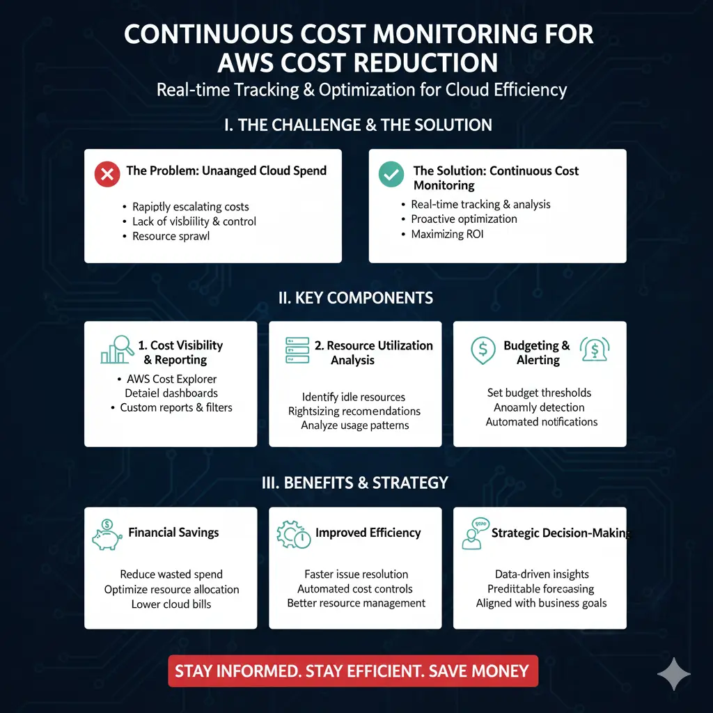 Continuous Cost Monitoring: The Key to Sustainable AWS Cost Reduction